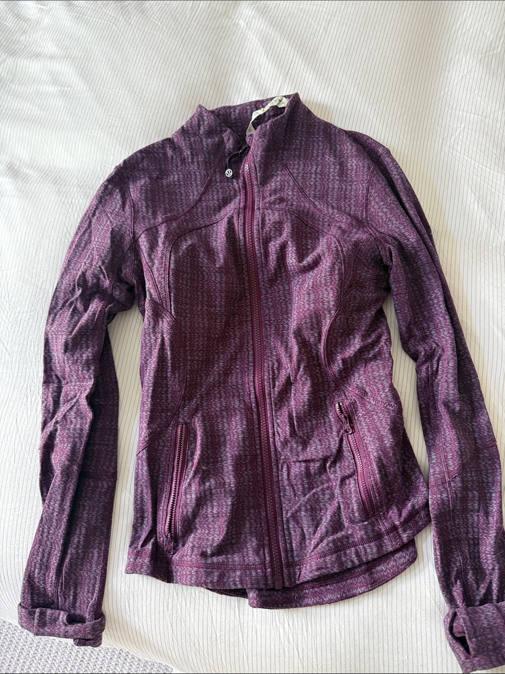 lululemon athletica Plum Heather Full-Zip Utility Jacket